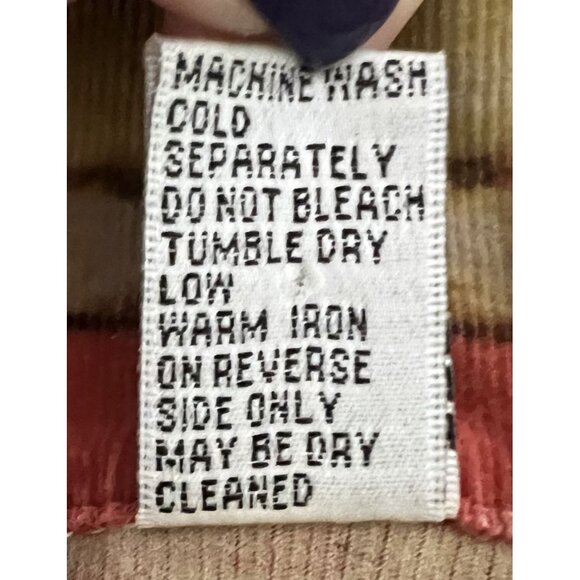 Chicos Design Womens Ethnic Tribal Button Jacket Chicos Size 2 (L) Soft Corduroy - Picture 6 of 9